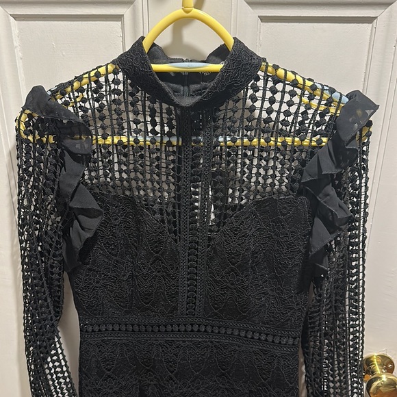 PrettyLittleThing - black dress size 4 NWT - Picture 6 of 6